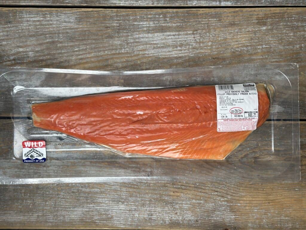 salmon in packaging 