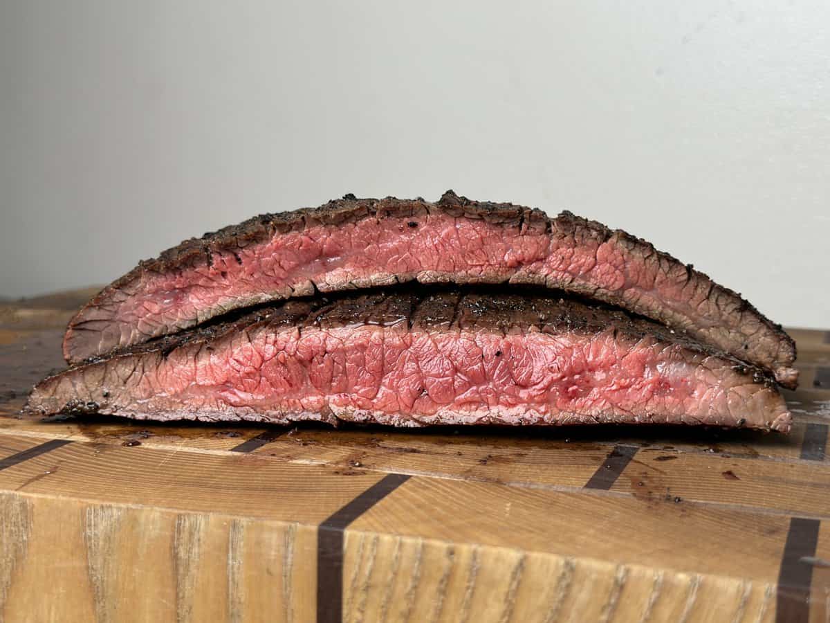 sliced wagyu flank steak