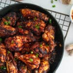 Grilled chili garlic chicken wings