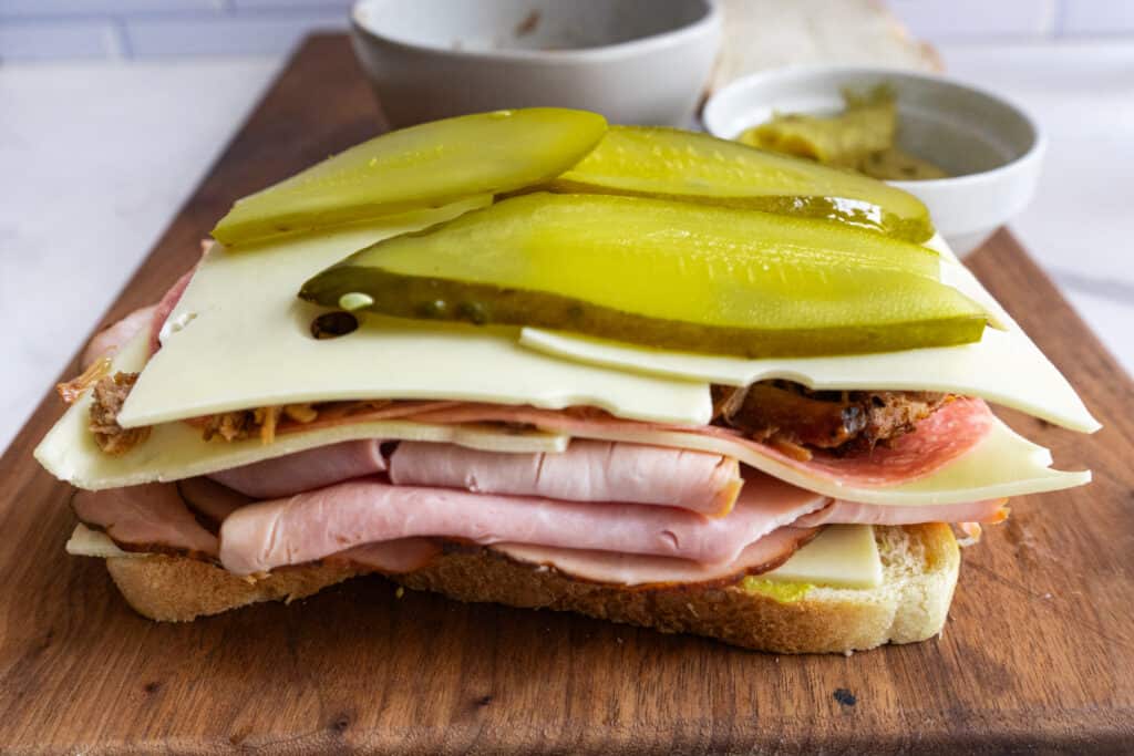 pickles for the smoked cuban sandwich recipe