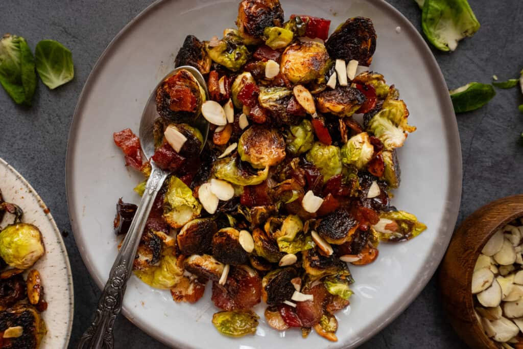 bacon balsamic brussels sprouts