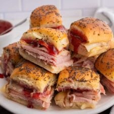 Raspberry Jalapeno Ham and Cheese Sliders-image