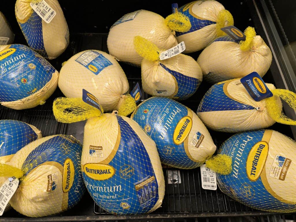 frozen turkey
