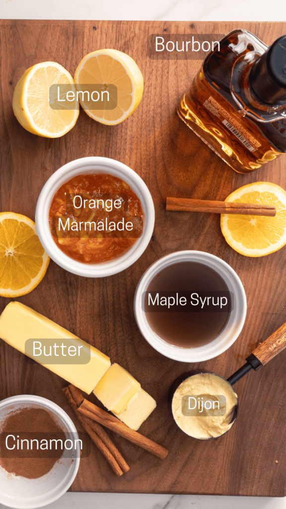 Orange Maple Bourbon Ingredients