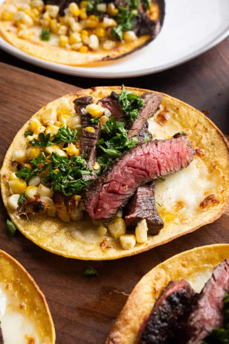 Steak and Corn Tacos