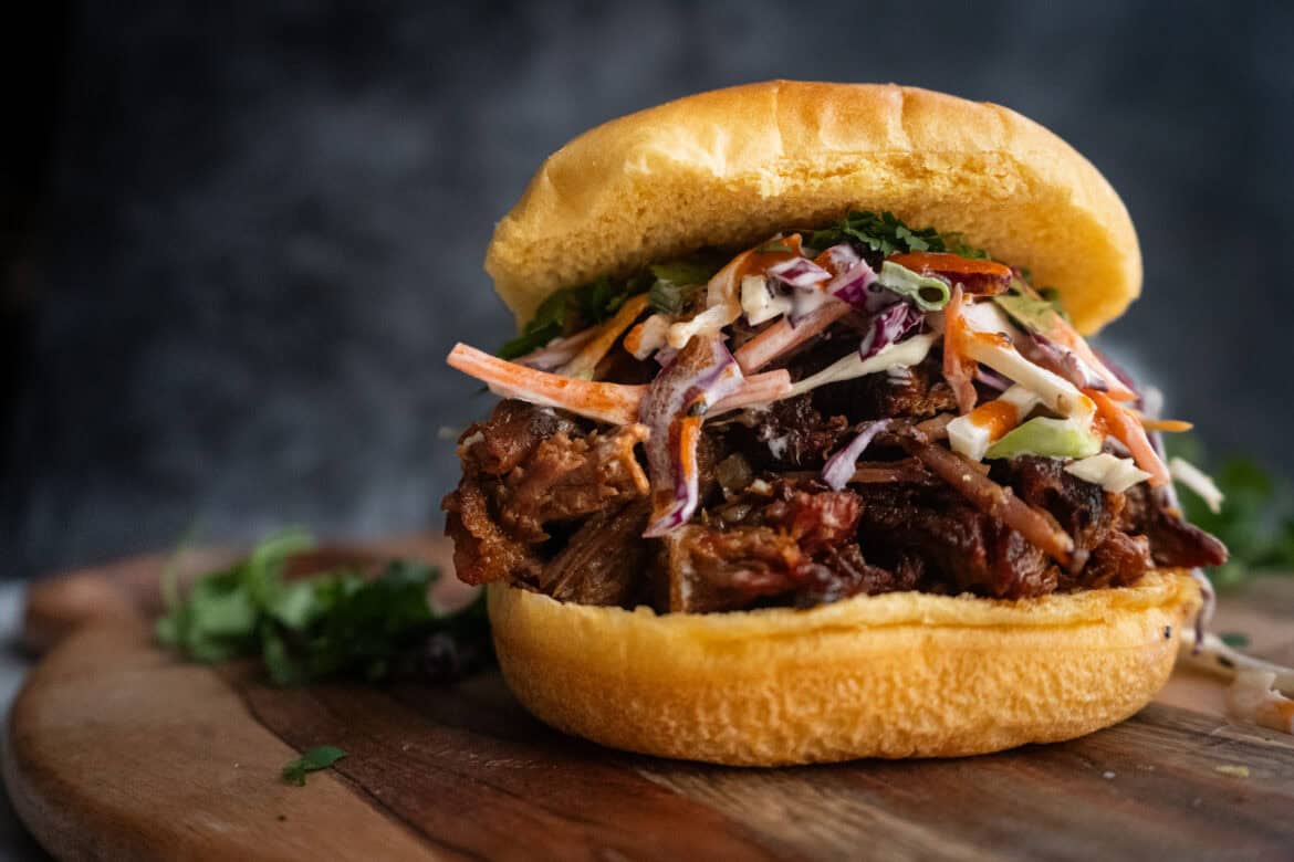 Korean BBQ Beef Sandwich.