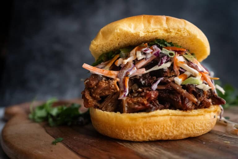 Korean BBQ Beef Sandwich.