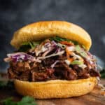 Korean BBQ Beef Sandwich.