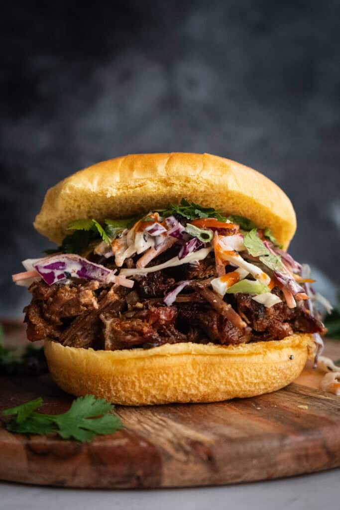 Korean BBQ Beef Sandwich.