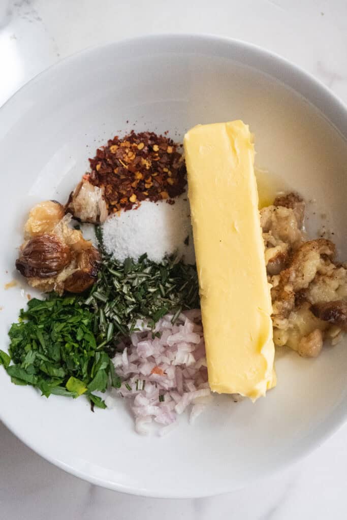 Bone marrow butter ingredients.