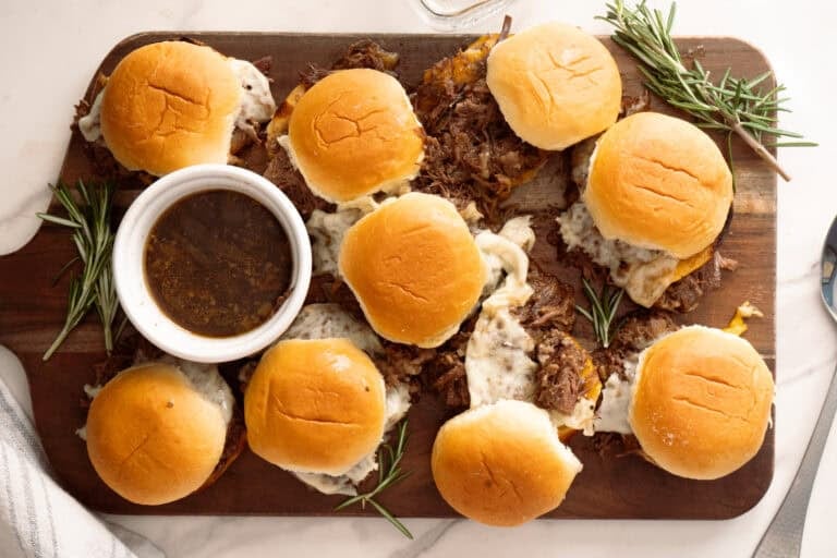Slow Cooker French Dip Sliders