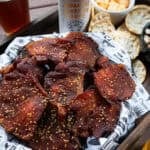 Sweet and Spicy Pork Jerky.