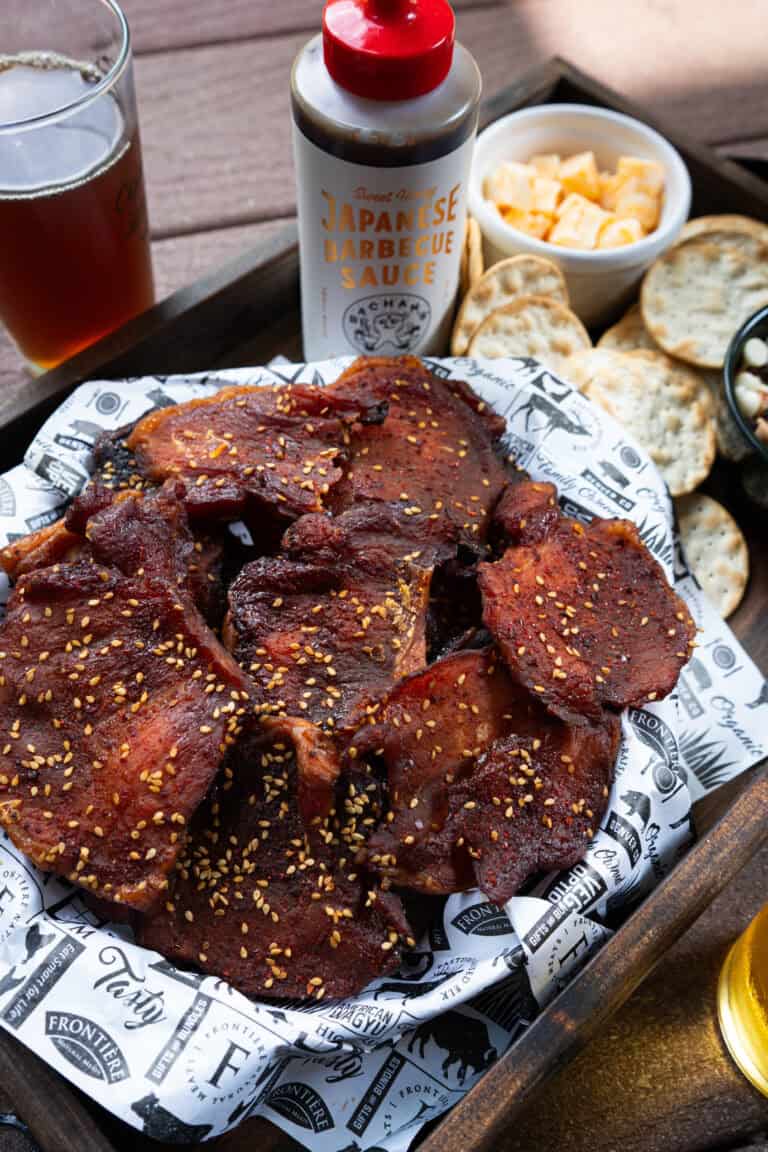 Sweet and Spicy Pork Jerky.