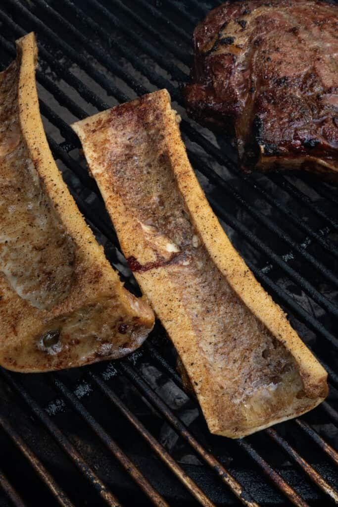 bone marrow on the grill.