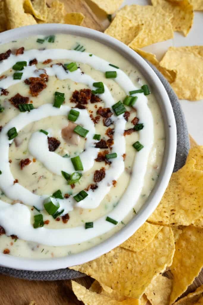 Chicken Bacon Ranch Queso.