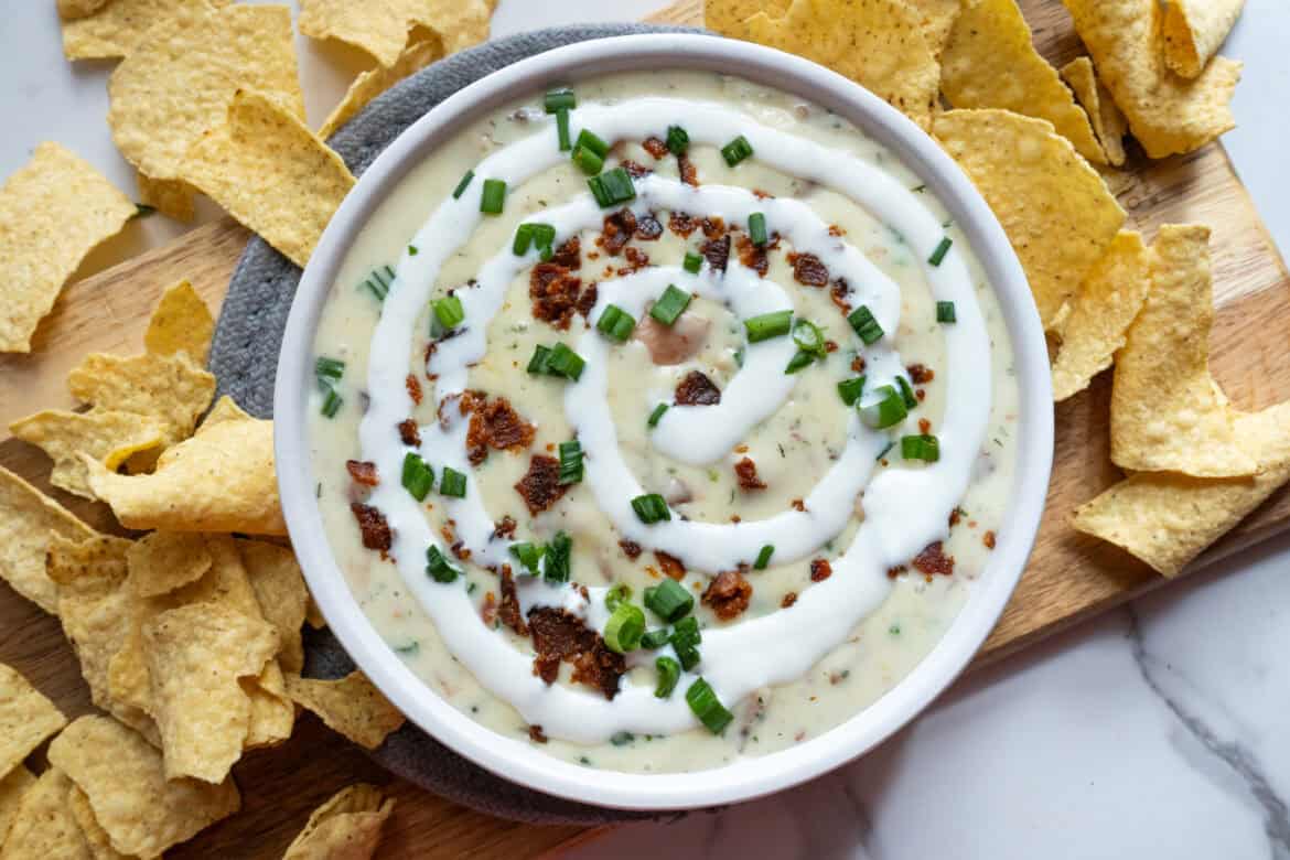 Chicken Bacon Ranch Queso.