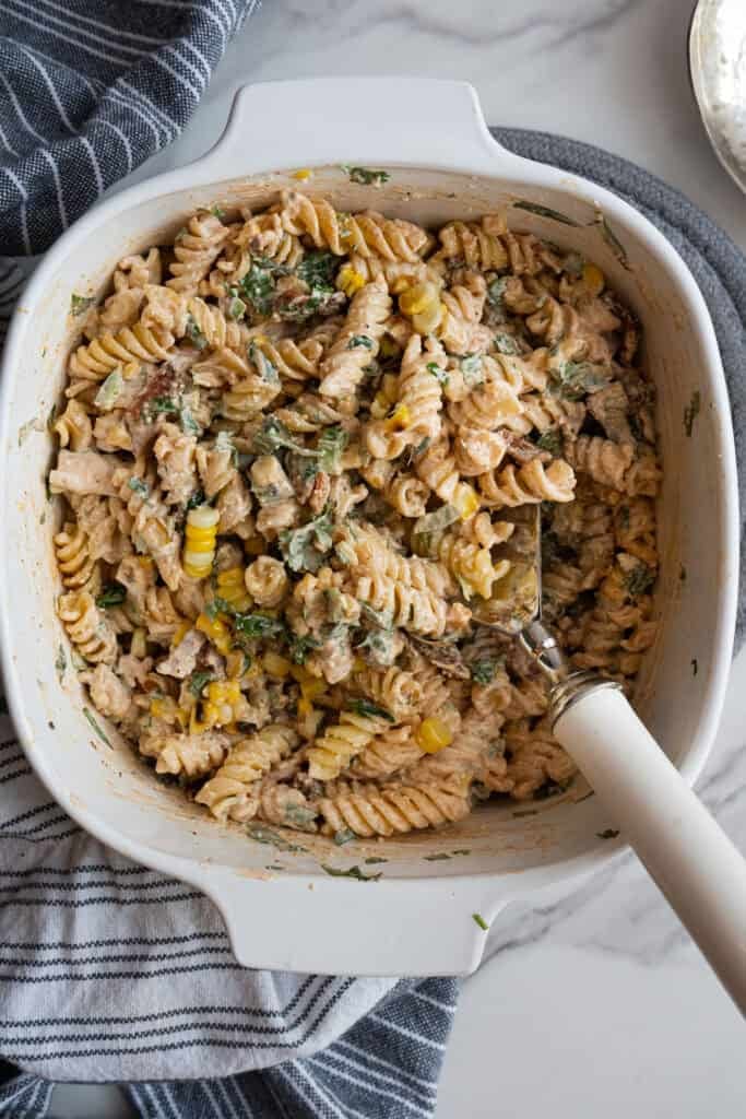 Mexican Street Corn pasta salad.