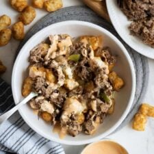 Cheesesteak Loaded Tots-image