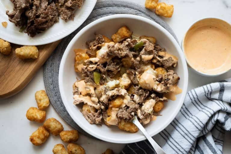 Cheesesteak Loaded Tots.