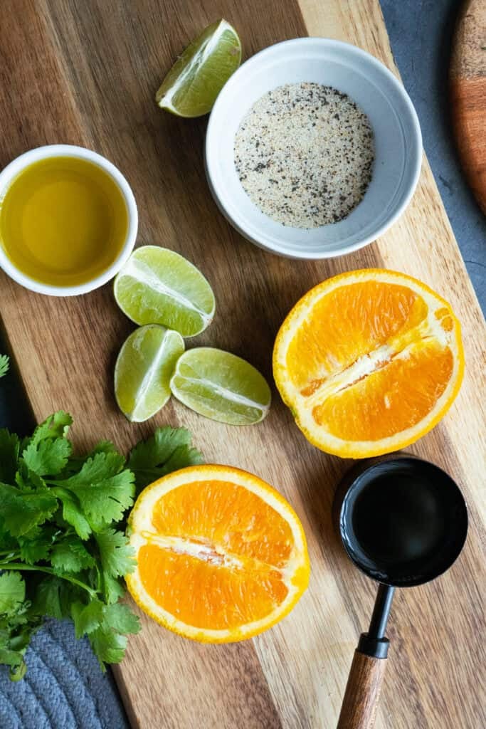 marinade ingredients.