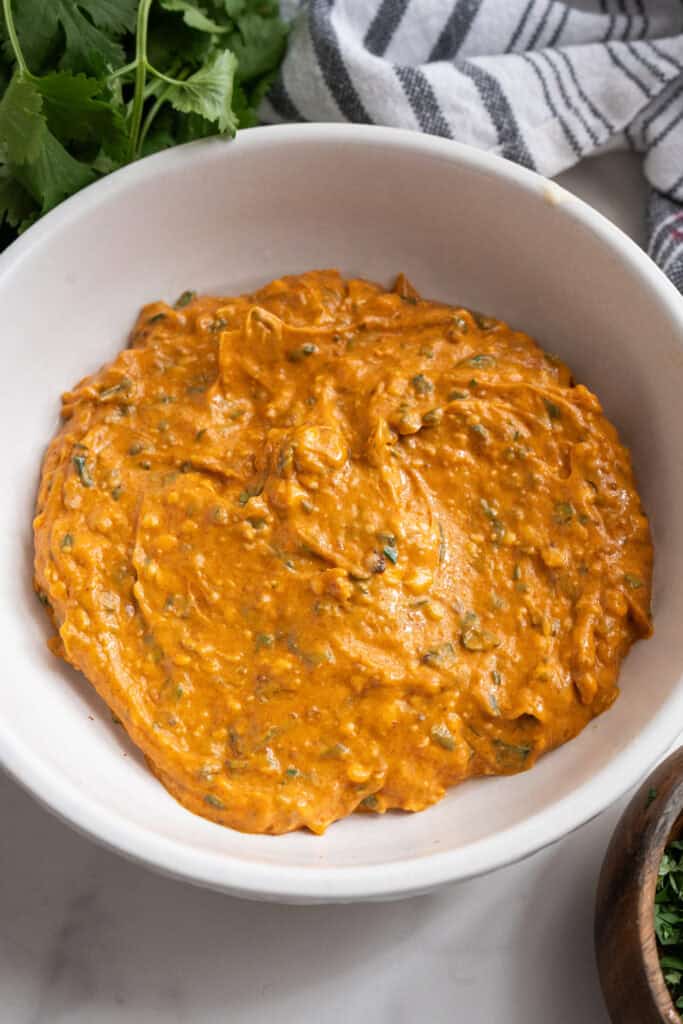 Cowboy butter in a bowl.