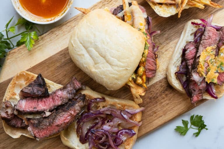Cowboy Butter Steak Frites Sandwich