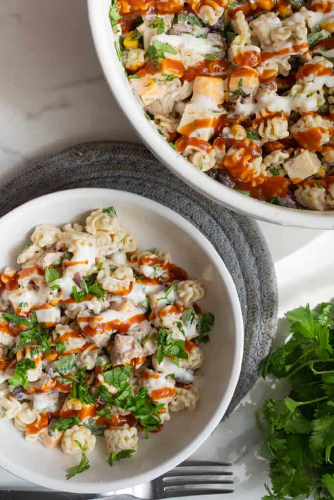 BBQ Chicken Pasta Salad.