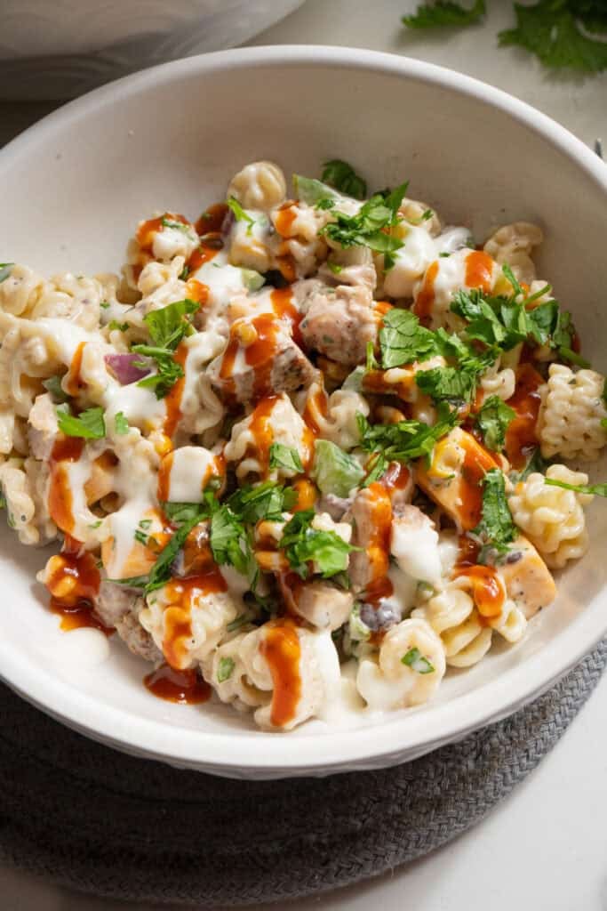 BBQ Chicken Pasta Salad.