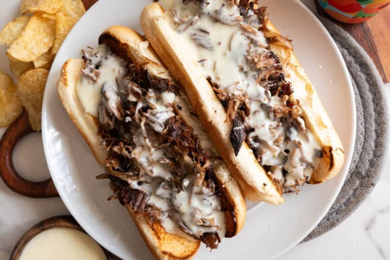 Smoked Brisket Cheesesteaks