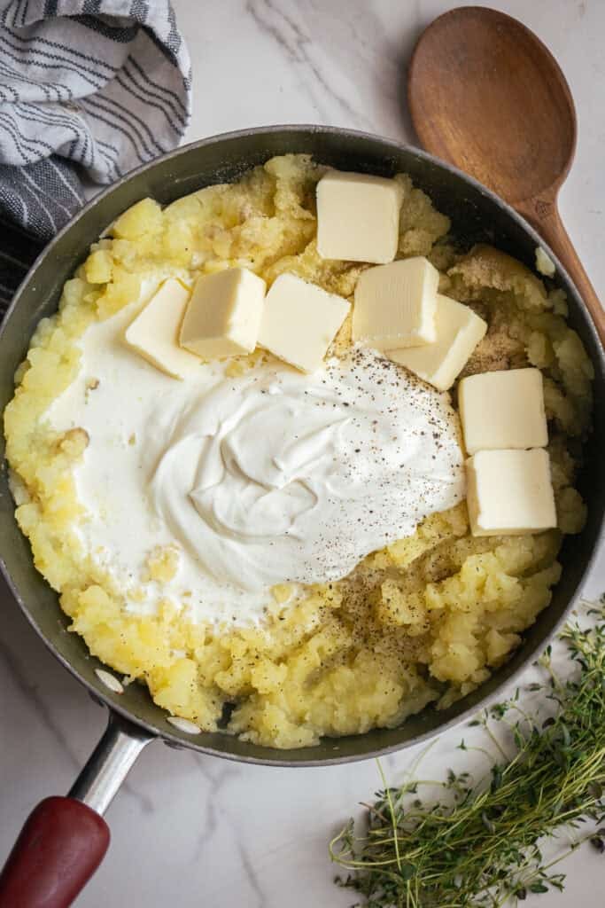 Homemade Mashed Potatoes.