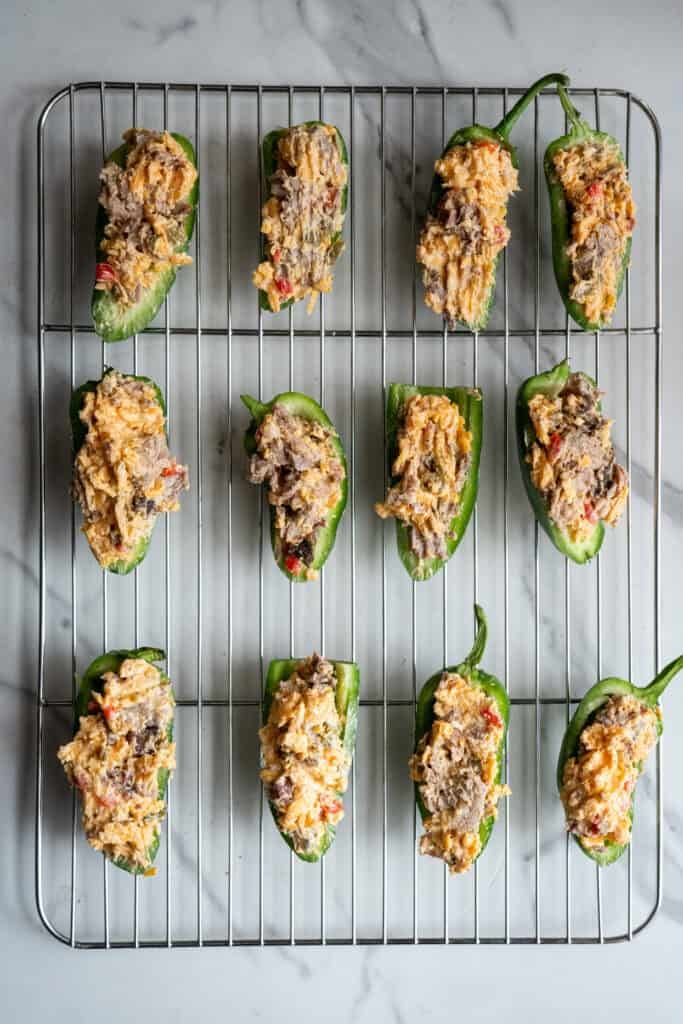 Brisket Pimento Jalapeno Poppers.
