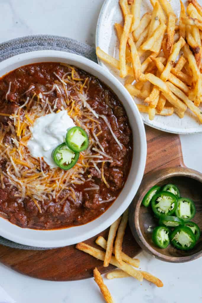 Smoked Over the Top Chili.