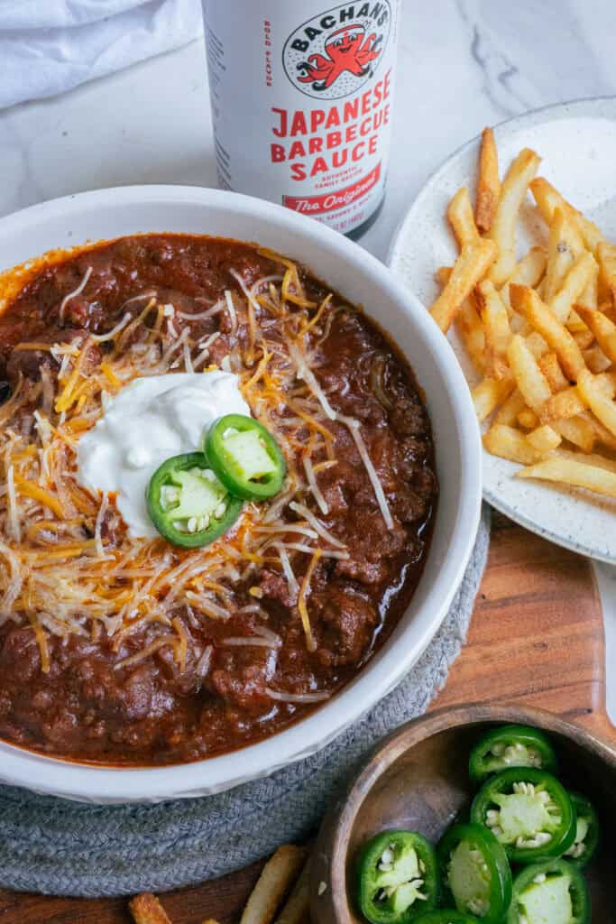 Smoked Over the Top Chili.