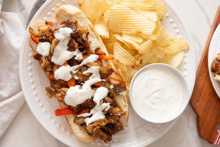 Chicken Bacon Ranch Cheesesteak