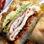 Turkey and Bacon Pesto Sandwich