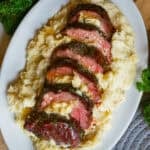 Smoked Beef Tenderloin with Bone Marrow Butter.