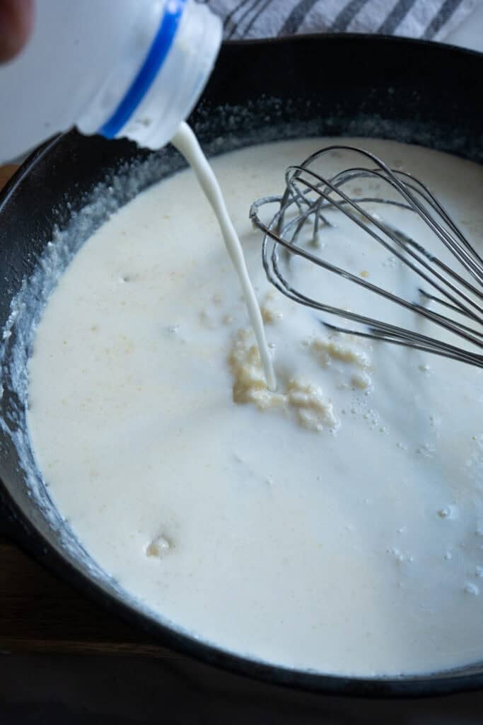 creamy alfredo sauce.