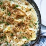 Grilled Chicken Alfredo Casserole.