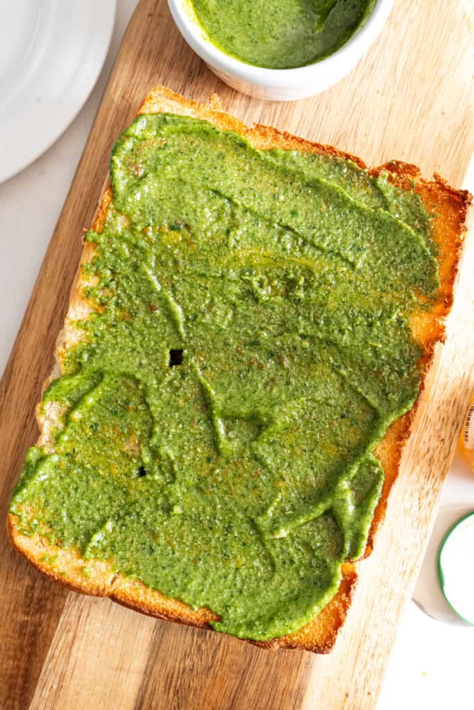 Pesto for Italian Pesto Sliders.