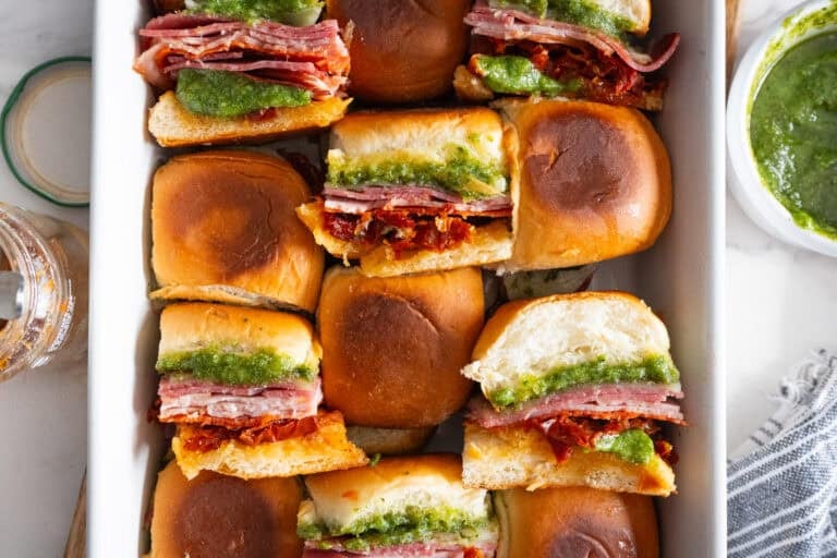 Italian Pesto Sliders