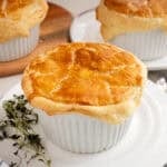 Individual Smoked Turkey Pot Pies.
