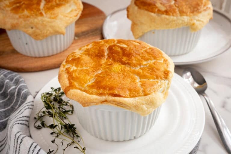 Individual Smoked Turkey Pot Pies.