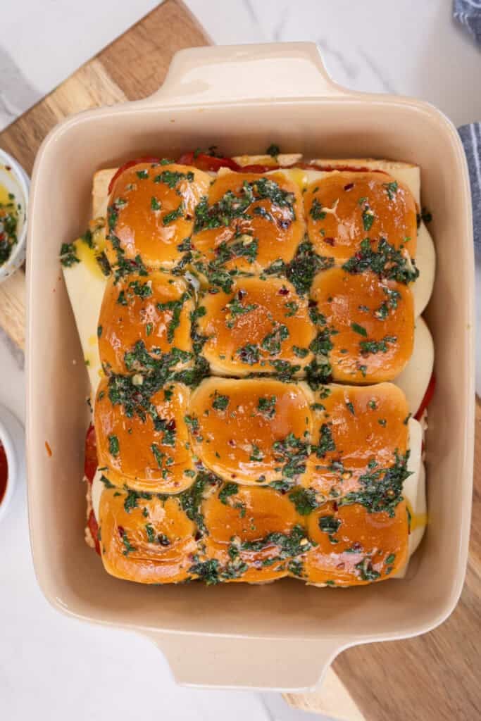 Pepperoni Pizza Sliders.