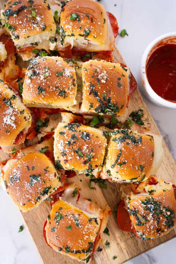 Pepperoni Pizza Sliders.