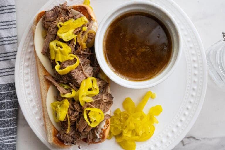 Smoked Mississippi Pot Roast Sandwich.