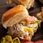 Chopped Italian Sliders.