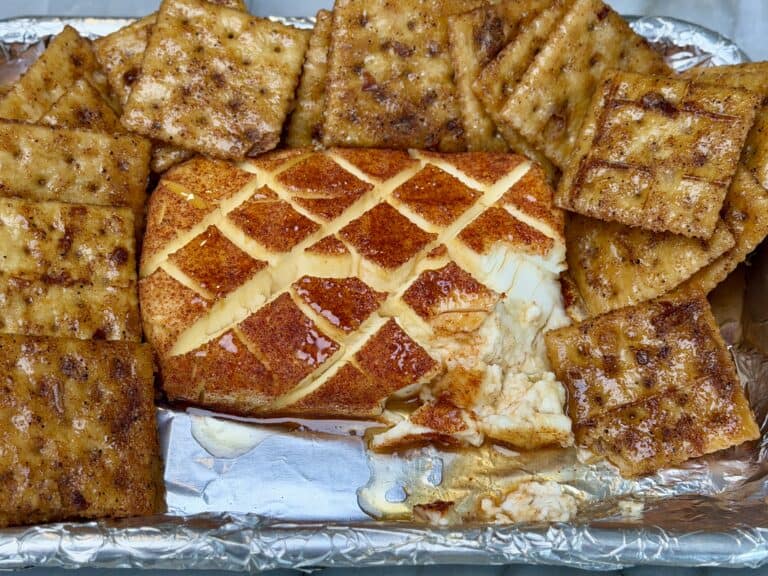 Smoked Nashville Hot Saltine Crackers