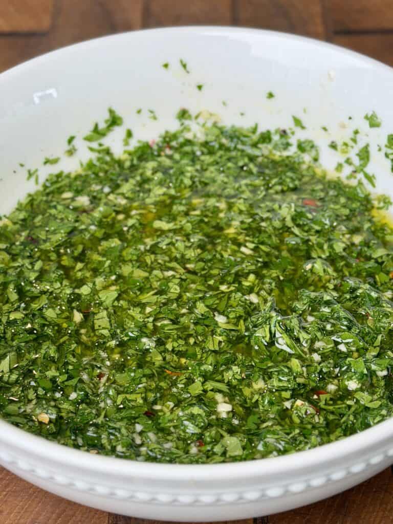 Fresh Chimichurri.