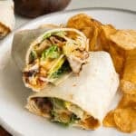 Grilled Chicken Caesar Wrap.