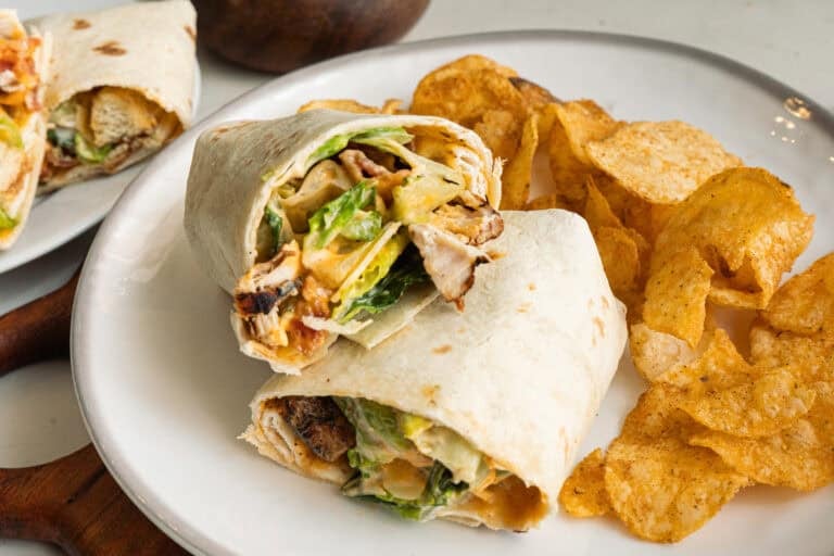 Grilled Chicken Caesar Wrap.